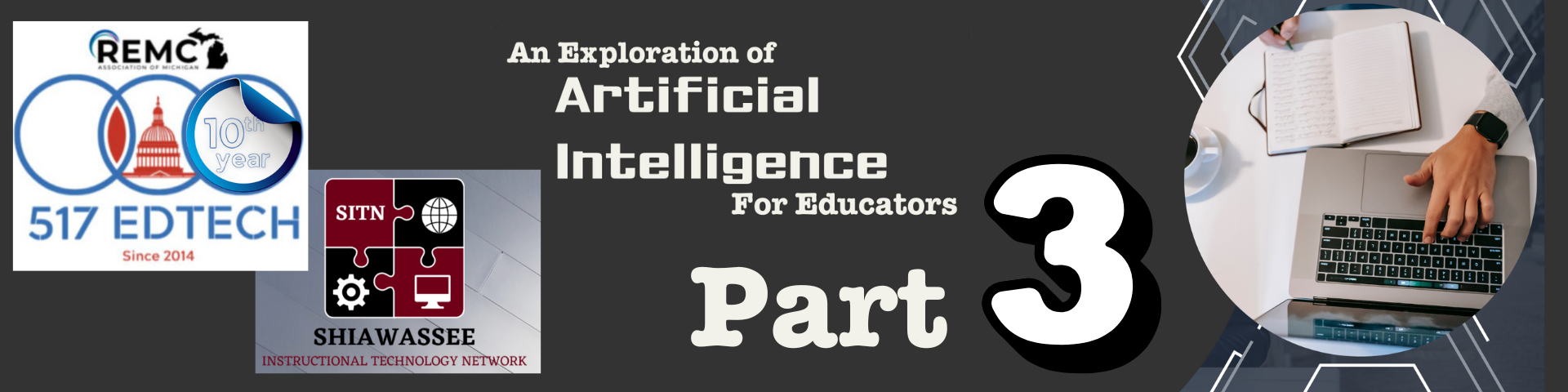 Header graphic for An Exploration of Artificial Intelligence for Educators Part 3