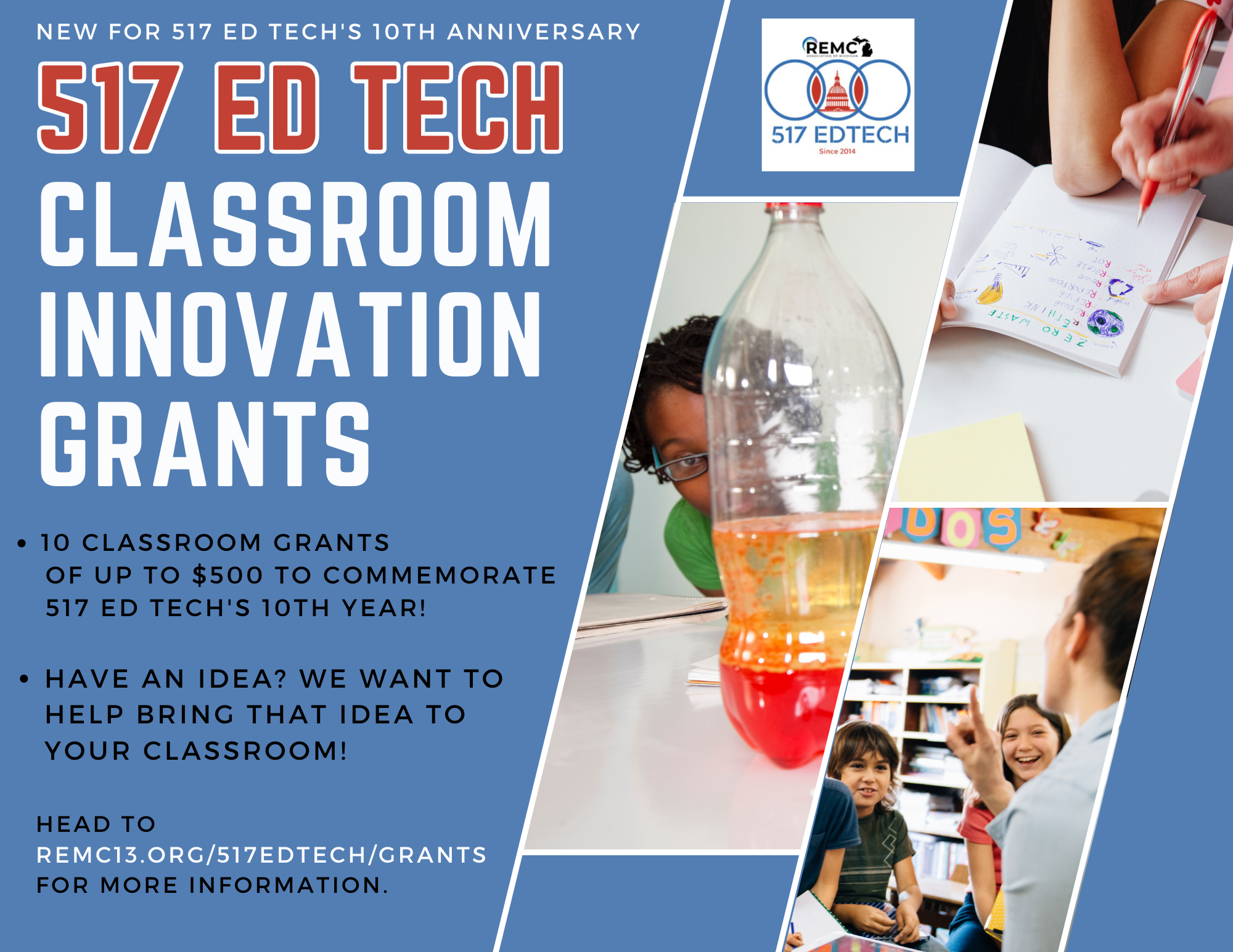 Introduction Image to 517 Ed Tech Classroom Innovation Grants